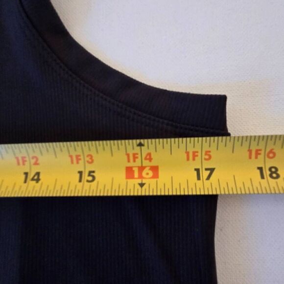 Tail Womens Black Split Back Sleeveless Activewear Tank Medium - Picture 7 of 11